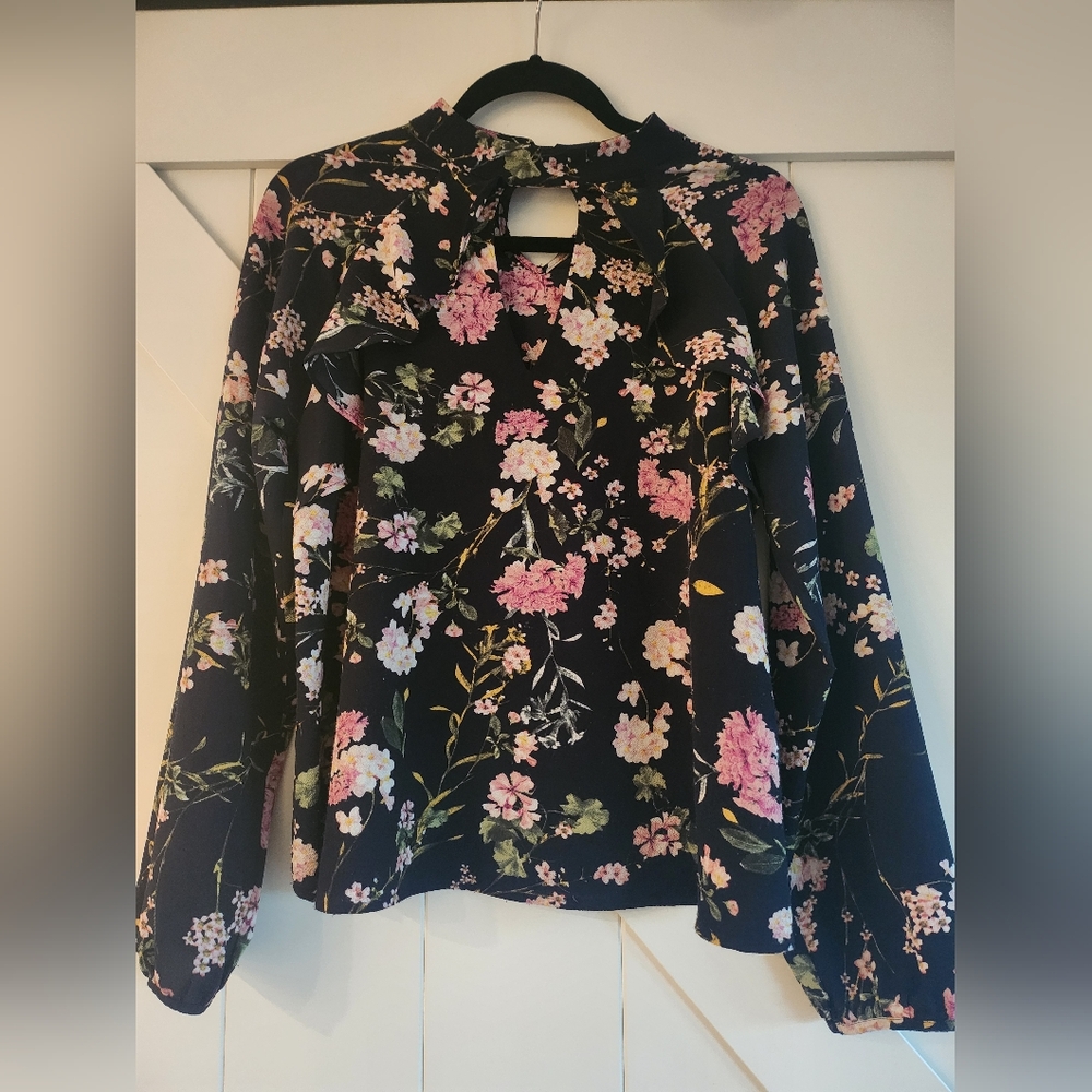 Floral Long Sleeve Blouse